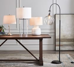 Emma Ceramic Round Table Lamp (20&quot;)