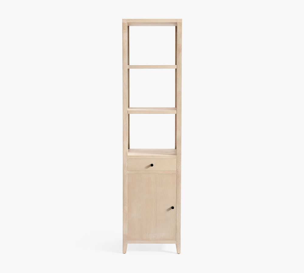 Rylee Open Bookcase With Doors (18&quot;)