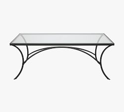 Jax Rectangular Glass Coffee Table (48&quot;)