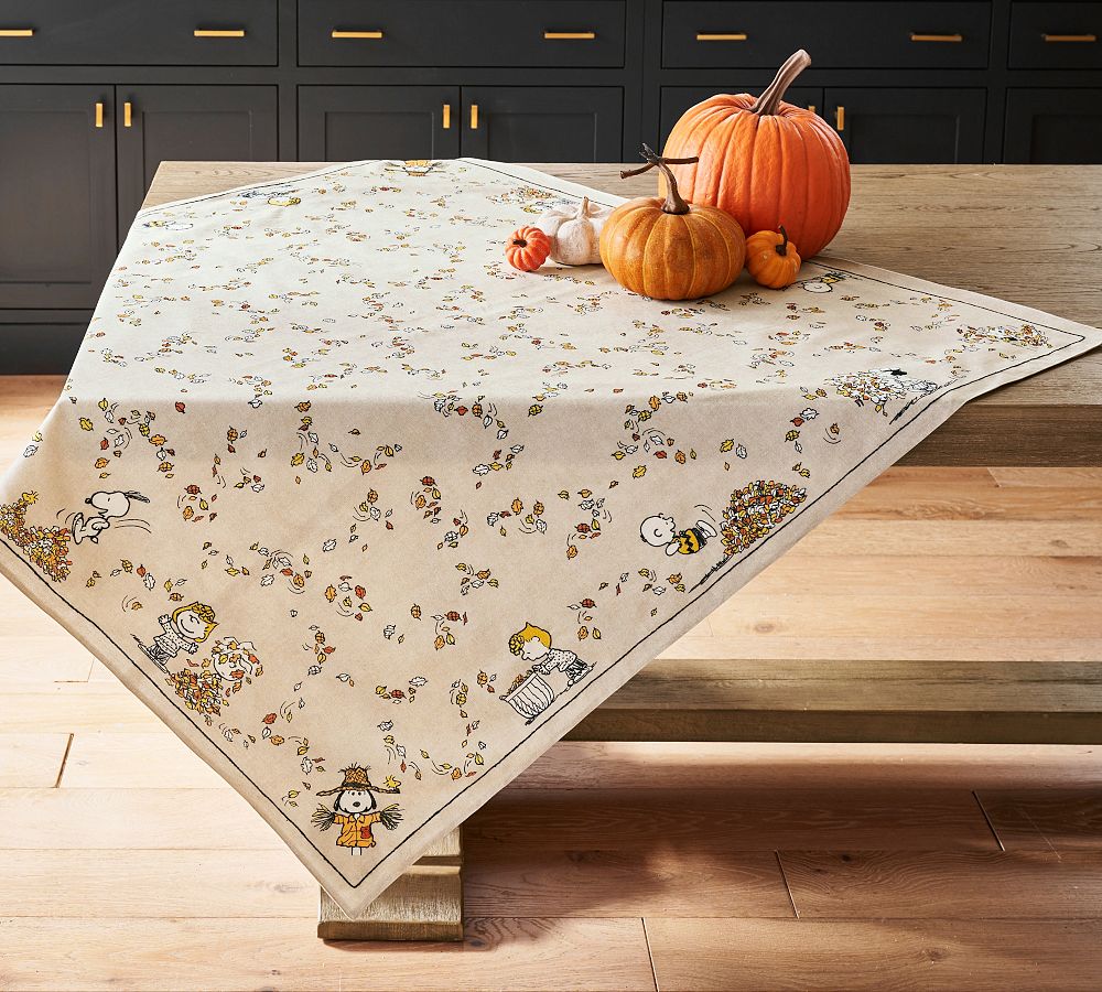 Peanuts&#8482; Fall Leaves Table Throw
