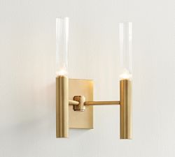 Somerset Metal Double Sconce (14'')