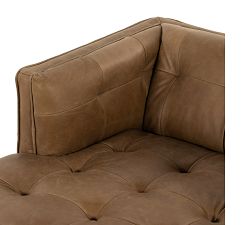 Apollo Leather Chaise Lounge