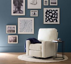 PB Comfort Square Arm Manual &amp; Power Swivel Glider Recliner