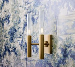 Somerset Metal Double Sconce (14'')