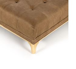 Apollo Leather Chaise Lounge