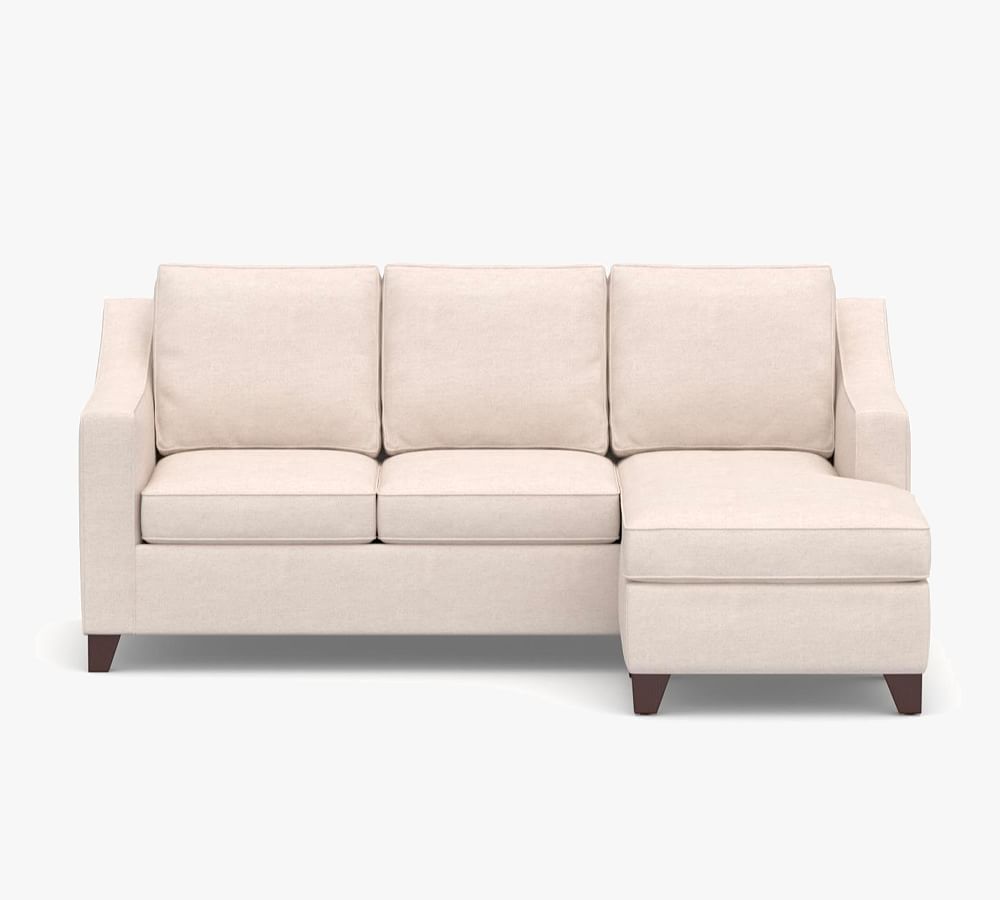 Cameron Slope Arm Reversible Chaise Sleeper Sectional - Storage Available (87&quot;)