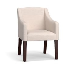 Classic Slope Upholstered Dining Armchair