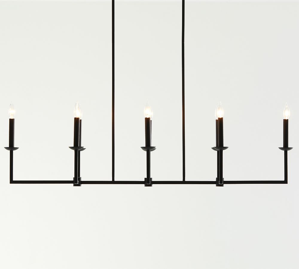 Remington Iron Linear Chandelier (50&quot;)