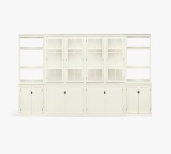 Logan Glass Cabinet Suite (96&quot;-144&quot;)