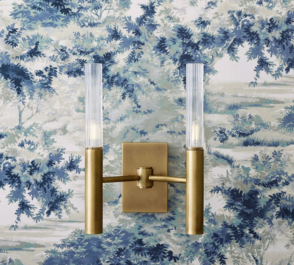 Somerset Metal Double Sconce (14'')