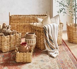 Artisan Rustic Handcrafted Tote Basket
