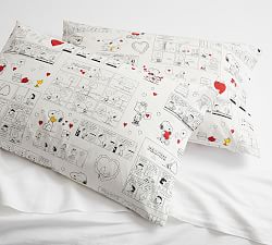 Peanuts&#8482; Love Organic Percale Pillowcases - Set of 2