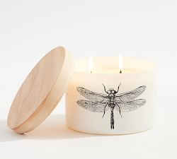 Skeem Citronella Candle With Lid  - Sea Salt