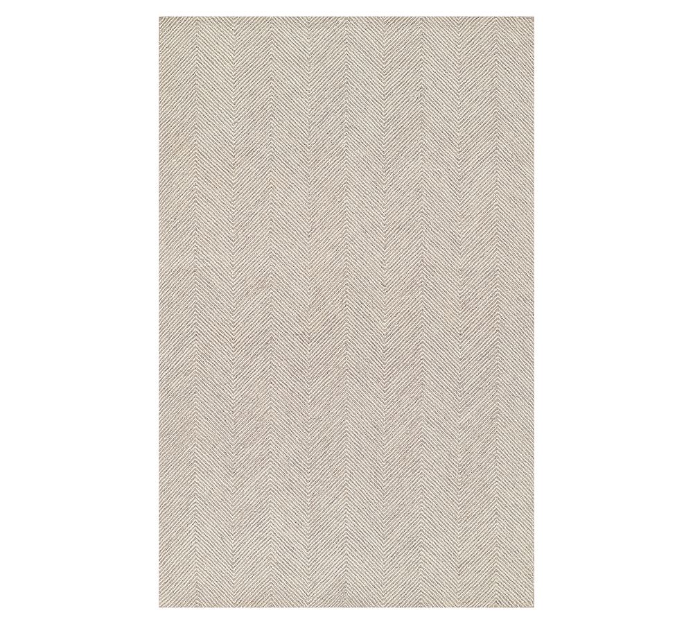 Iweala Handcrafted Chevron Rug