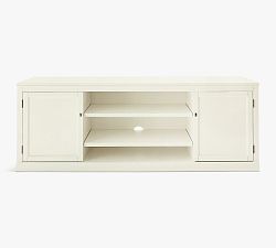 Logan 62" Media Console, Alabaster