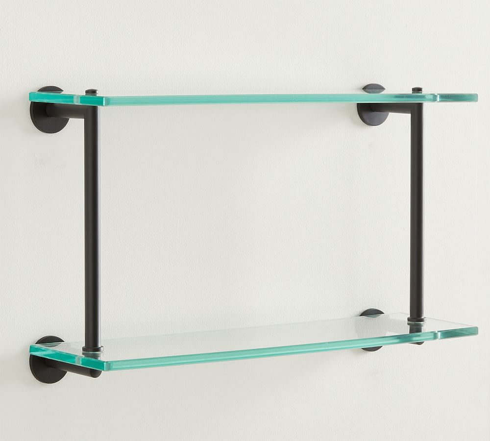 Linden Double Glass Shelf
