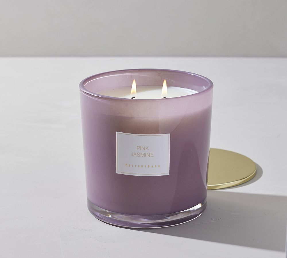 Pink Jasmine Scented Candle | Pottery Barn