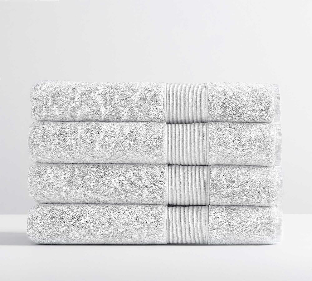 White Classic Organic Towel Bundle - Set of 4