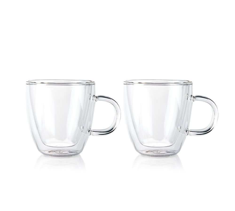 5 oz Bodum Bistro Double Walled Mugs - Set of 2