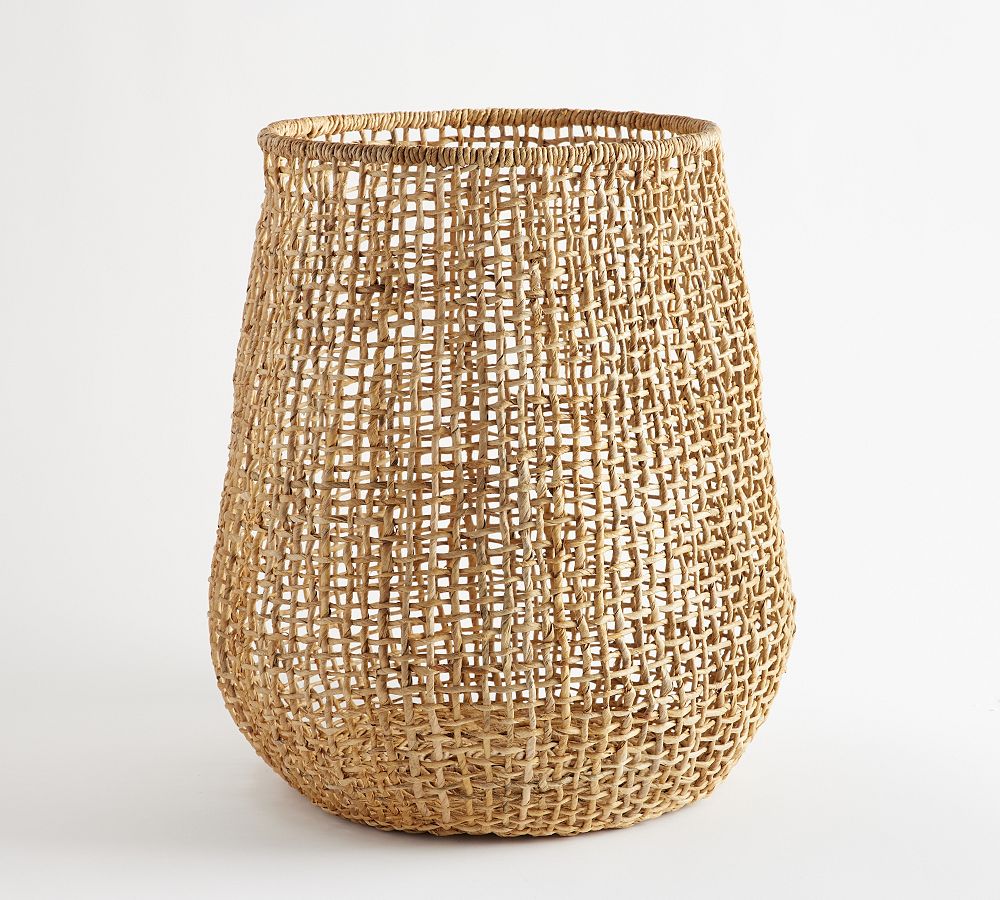 Pottery Barn Handwoven Tote Basket