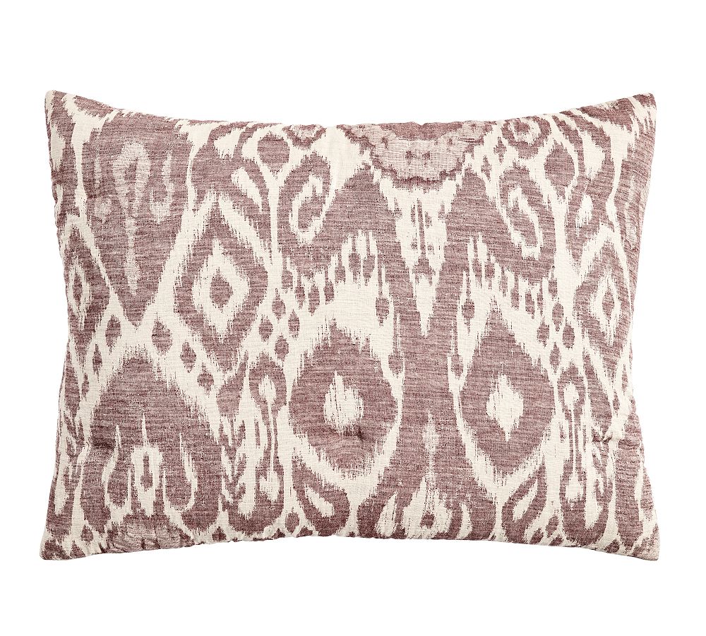 Ikat Jacquard Comforter Sham