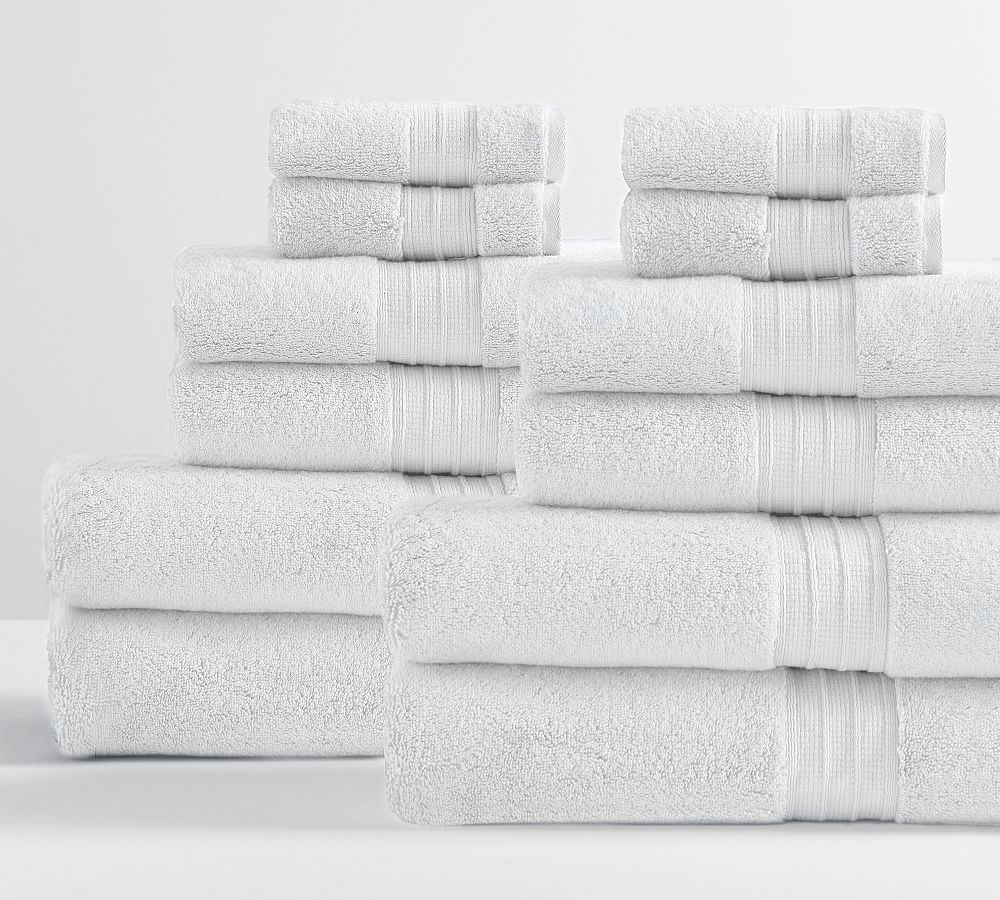 Hydrocotton Towel Bundle - Set of 12 White