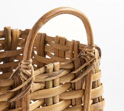 Artisan Rustic Handcrafted Utility Basket