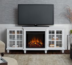 Lowe Electric Fireplace Media Cabinet