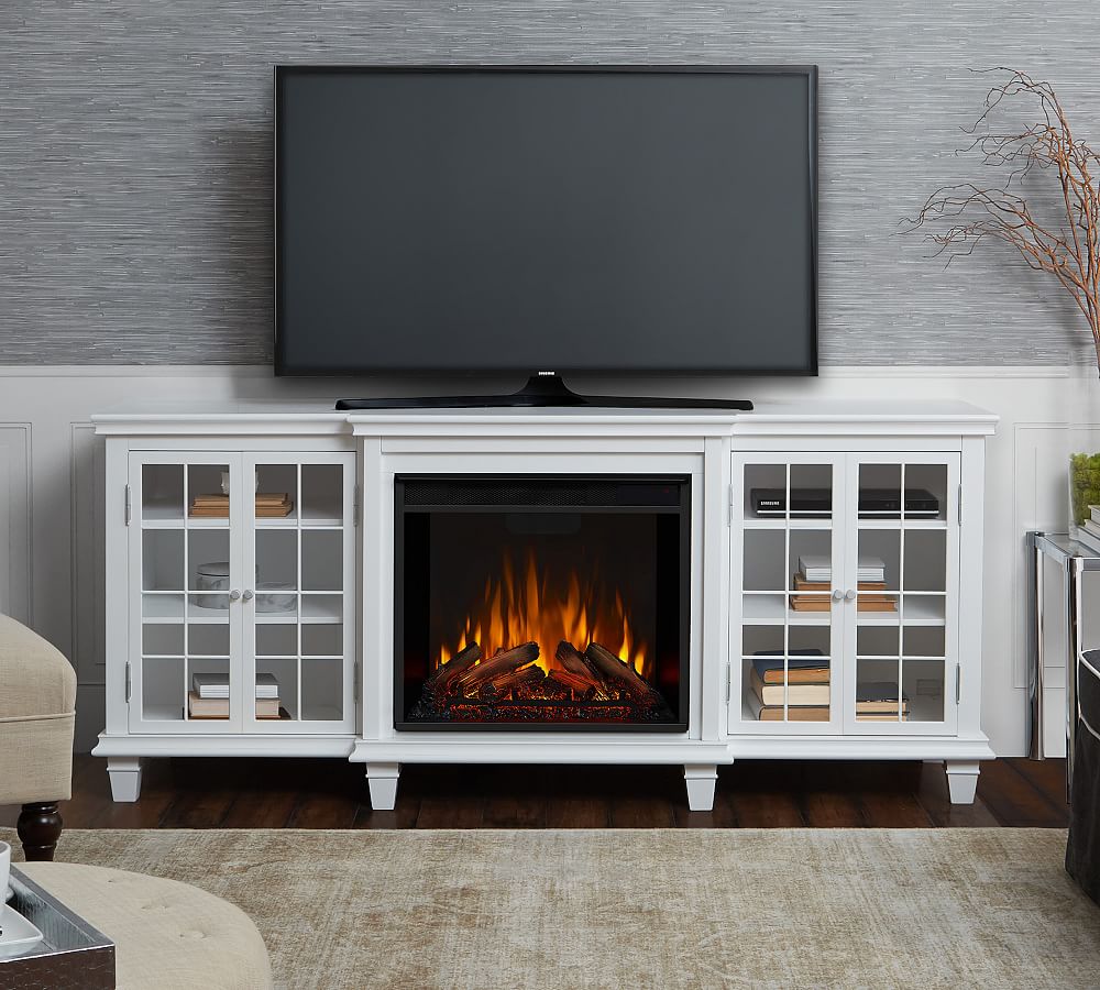 Lowe Electric Fireplace Media Cabinet