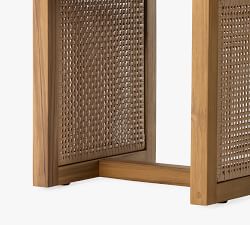 Dolores 20&quot; Outdoor Teak Outdoor End Table