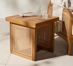Dolores 20&quot; Outdoor Teak Outdoor End Table