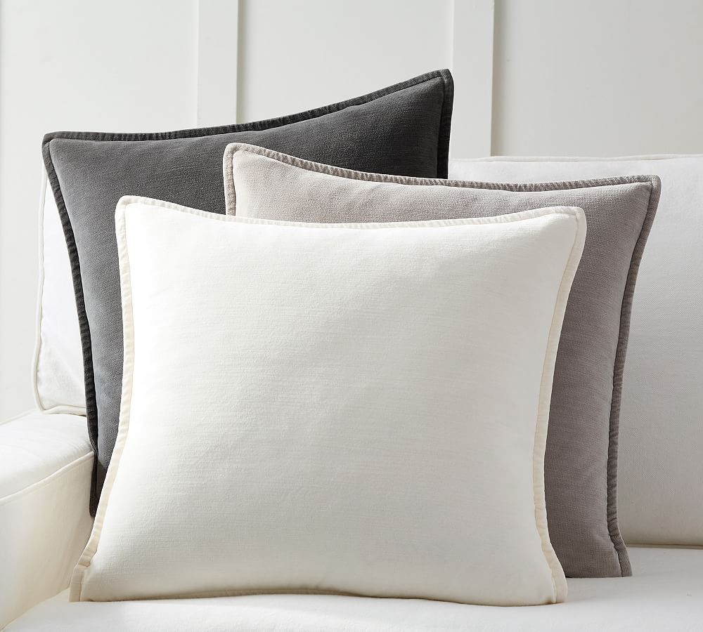 Washed Velvet Pillow Cover