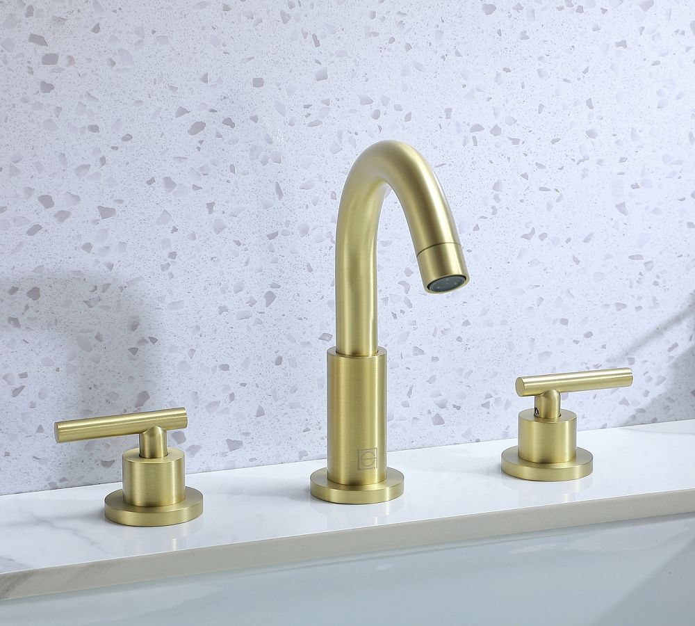 Bryden Lever Handle Widespread Bathroom Sink Faucet