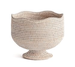 Rattan Footed Cachepot