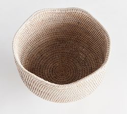 Rattan Footed Cachepot