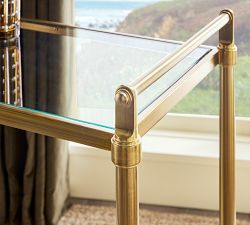 Everson Metal Bar Cart (31.5&quot;)