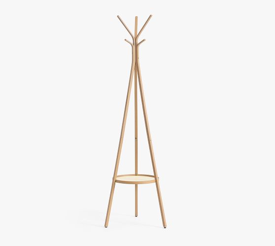 Stylish Linen Coat Rack for Home Organization