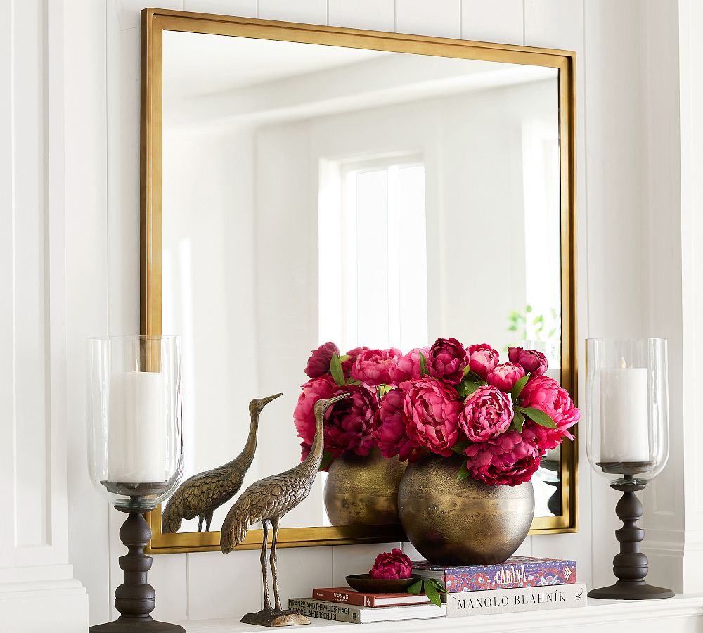 Stowe Wide Frame Square Mirror