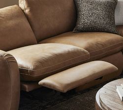 Cindy Leather Power Reclining Sectional (215.5&quot;)
