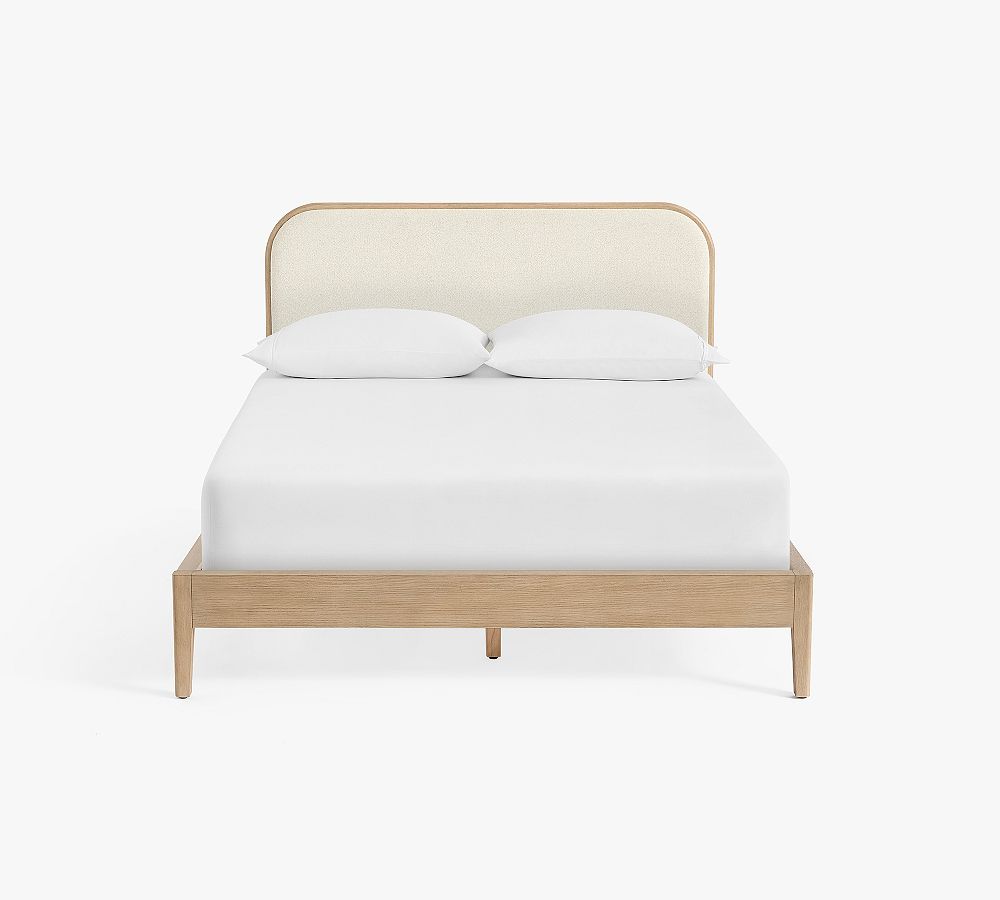 Layton Upholstered Rounded Ledge Bed | Stylish & Durable
