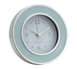 Silver And Enamel Alarm Clock