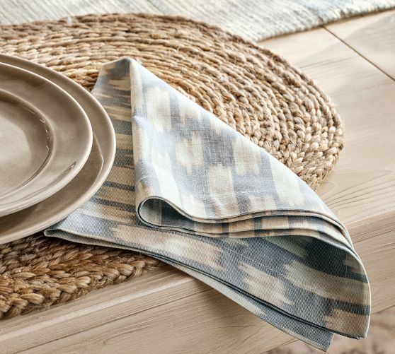 Lucas Ikat Organic Cotton Napkins - Set of 4