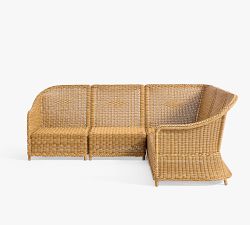 Westport Wicker 5-Piece Outdoor Sectional (93&quot;)