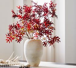 Faux Autumn Oak Branch - 45&quot;