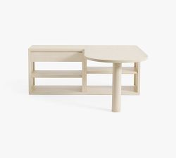 Cayman Peninsula Desk with Low Bookcase Suite (72&quot; x 66&quot;)
