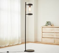 Laurel Glass Floor Lamp (62&quot;)