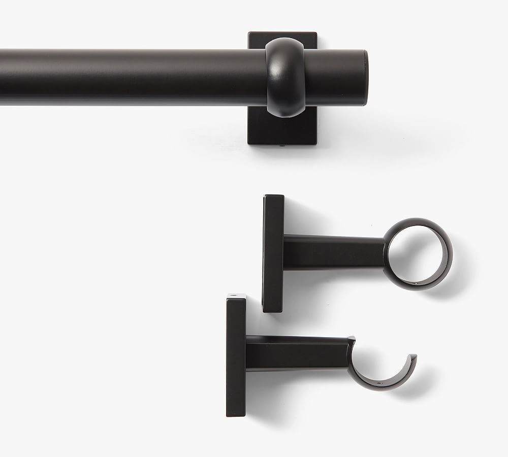 Open Box: Standard Curtain Rod &amp; Wall Bracket