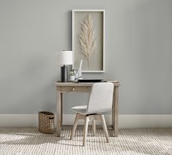 Faux Pampas Grass Shadow Box Wall Art