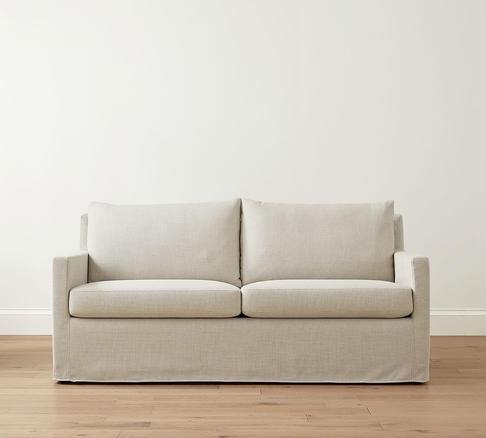 Open Box: Ayden Square Arm Slipcovered Sofa