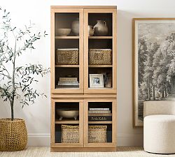 Pacific Glass Storage Cabinet (34&quot;)